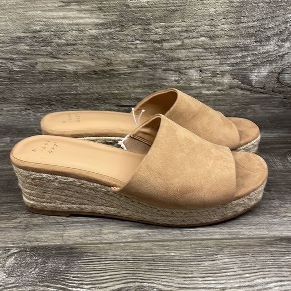 Women's Mavis Espadrille Mule Wedges - A New Day - Picture 4 of 8